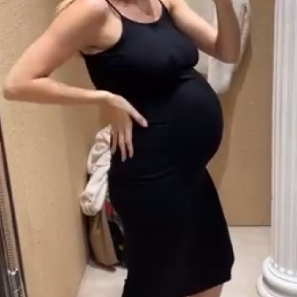 Cotton maternity dress